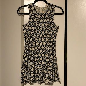 Small black and white dress